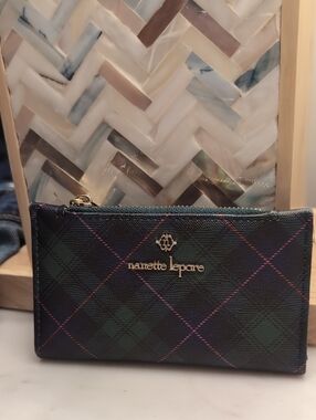 Nanette Lepore Tartan Plaid Wallet
